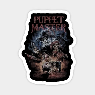 Puppet Master vintage cracked Magnet