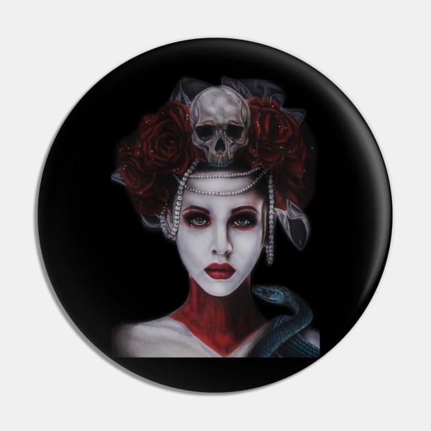 Red Queen Pin by Prettielilpixie