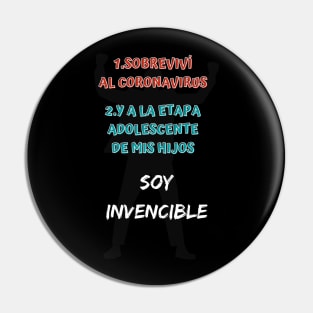 Regalo dia del padre 2021 covid superviviente Pin