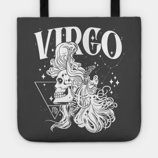 VIRGO Green Forest Witch Shirt Skull constellation Tote