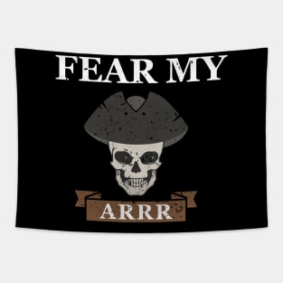 Fear My Arrr Tapestry