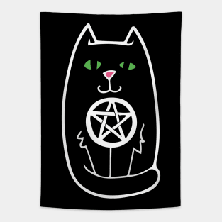 Witchy Cat Tapestry