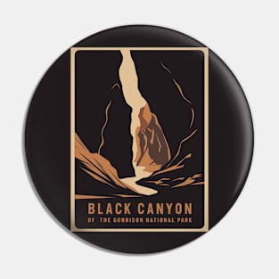 Black Canyon of the Gunnison National Park Vintage Pin