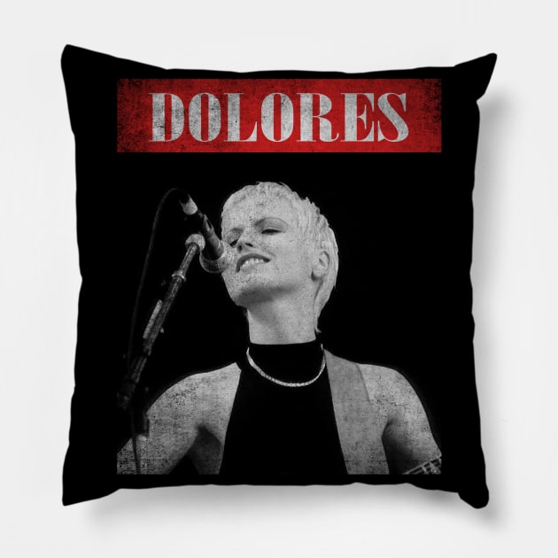 Dolores o'riordan Pillow by partikelir.clr