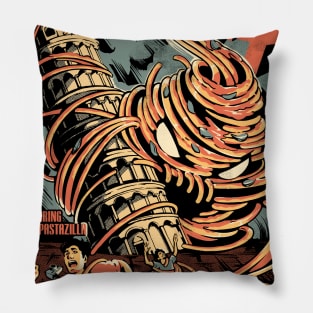 The Kaiju Spaghetti - Black Version Pillow