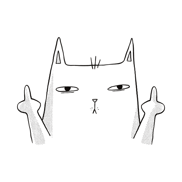 Cat's Give No Fucks by NobleTeeShop