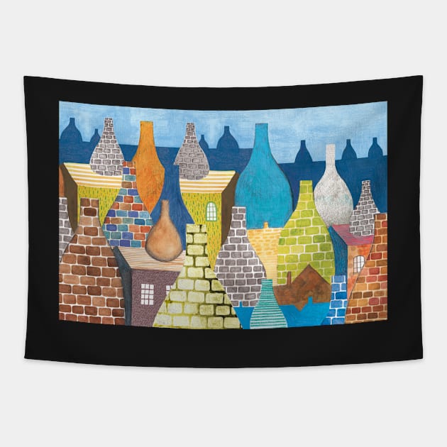 STOKE ON TRENT: POTTERIES Tapestry by shelleyjayne