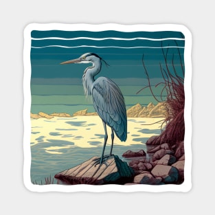 Great Blue Heron Magnet