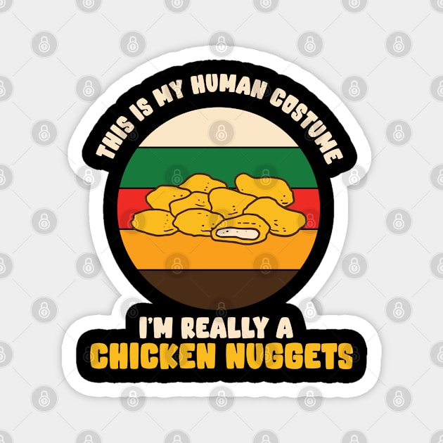 Chicken Nuggets Costume Magnet by TomCage