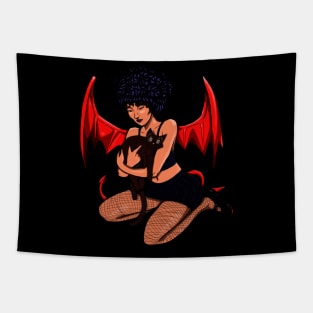 Devil Girl Tapestry