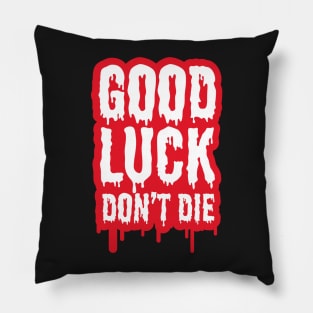 Good Luck Sticker Pillow