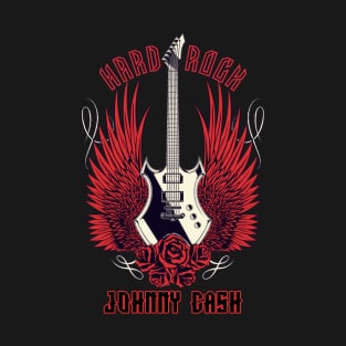 Fly Wings Guitar Johnny Cash T-Shirt