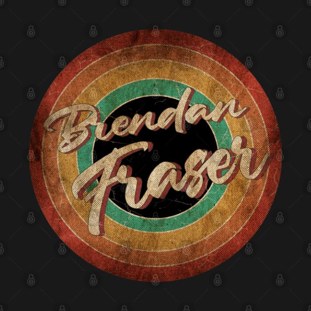 Brendan Fraser  - Vintage Circle Art by antongg