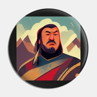 Genghis Khan | Comics style Pin