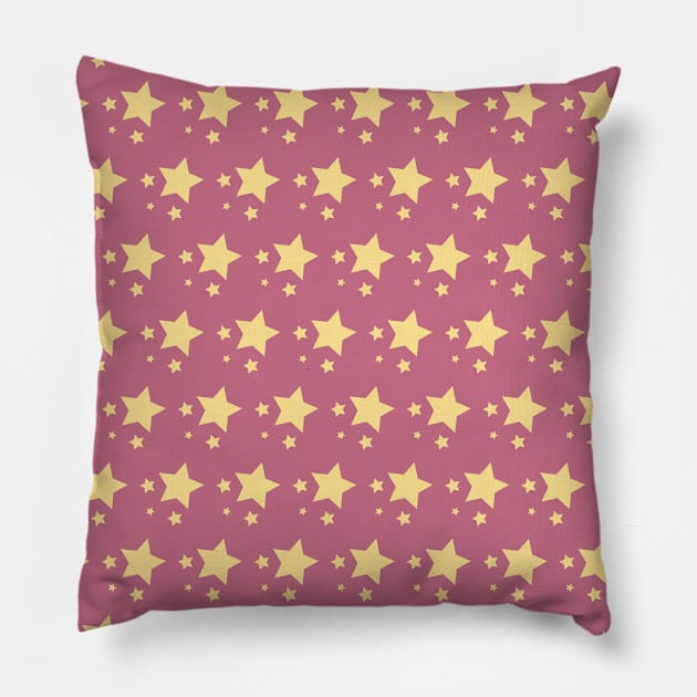 Akihito | Colorful Stars Pattern Pillow by jeeneecraftz