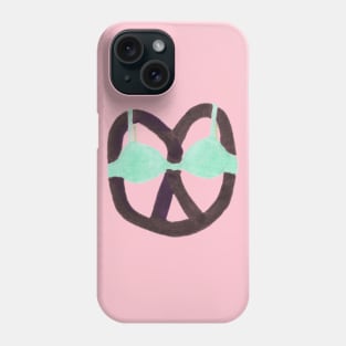 Pretzel wears bra Phone Case