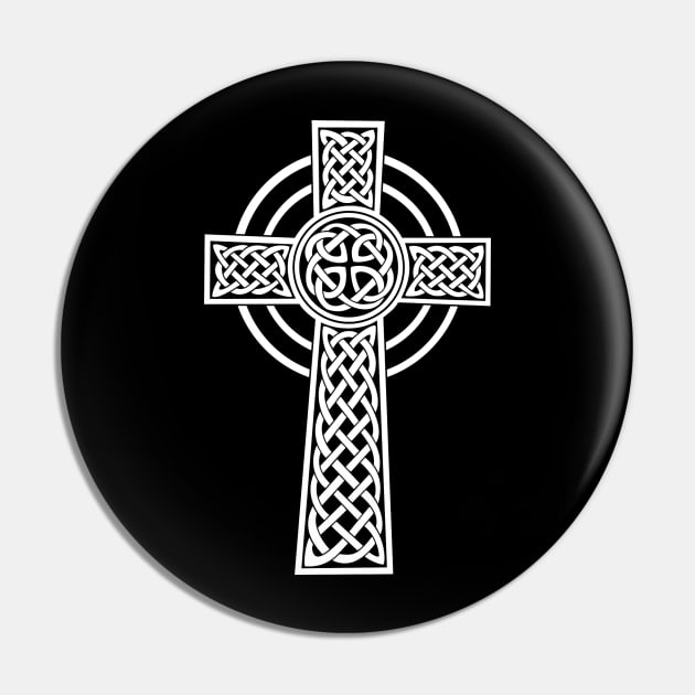 Celtic Cross, Irish Catholic Christian Religious Symbol Pin by AltrusianGrace