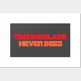 technoblade never dies Poster for Sale by khunthull