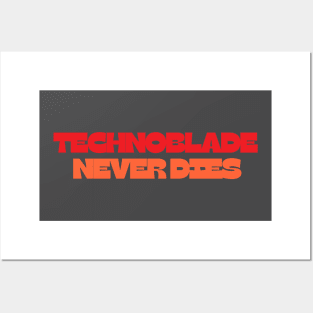 Technoblade Never Dies.  Art Print for Sale by Russandmills2