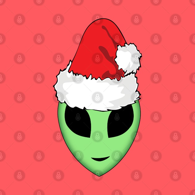 Friendly Alien Santa by snknjak