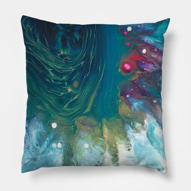 Abstraction 154 Pillow by WicketIcons