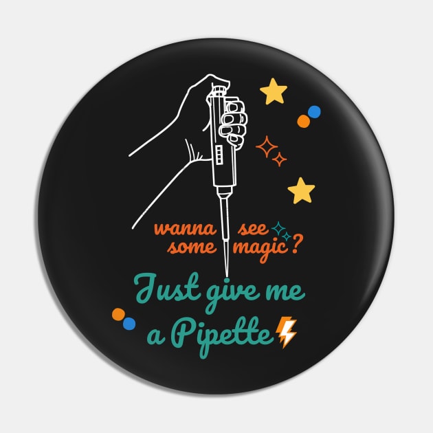 Magical micro Pipette Pin by labstud