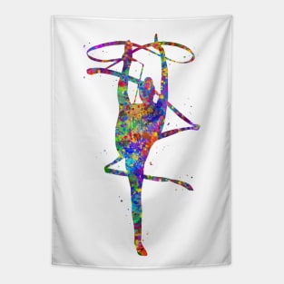 Rhythmic gymnastics ribbon Tapestry