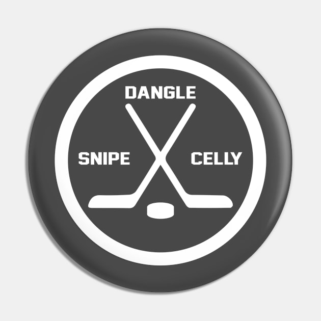 Dangle Snipe Celly Hockey Pin by Bobtees