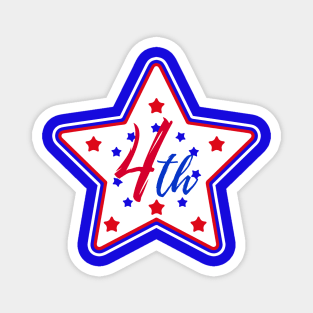4th of July Stars Magnet