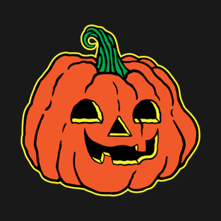 Happy Halloween Pumpkin (Outlined) T-Shirt