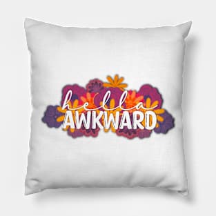 Floral Hella Awkward Pillow