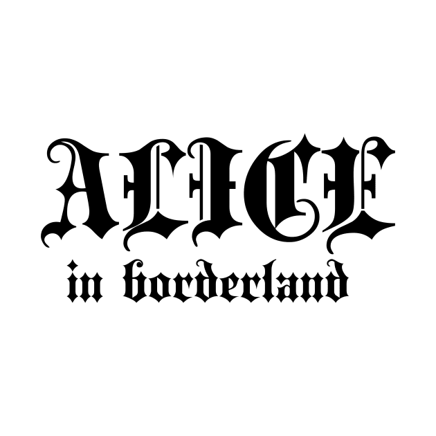 Alice in borderland title black by CERA23