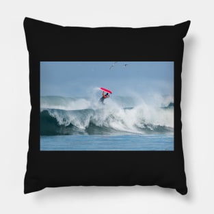 Bodyboarder in action Pillow