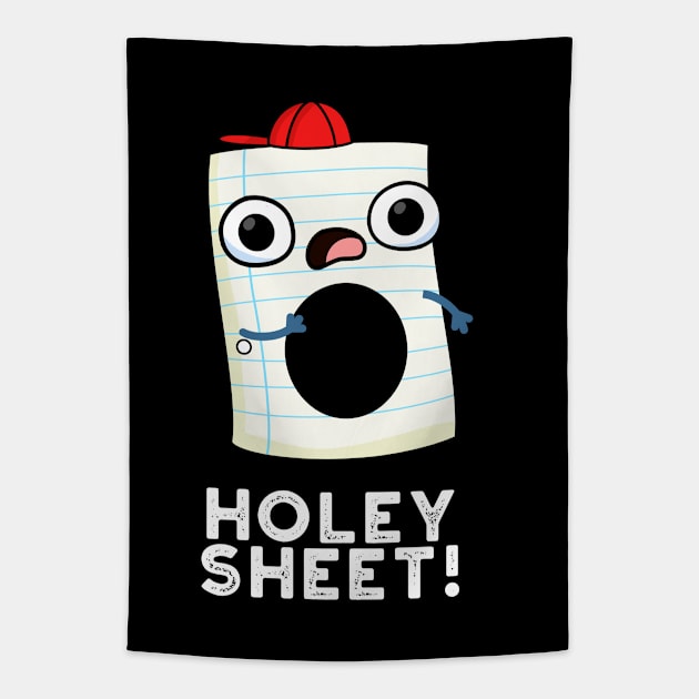 Holey Sheet Cute Paper Pun Pun Tapestry by punnybone