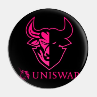 Uniswap UNI coin Crypto coin Crytopcurrency Pin