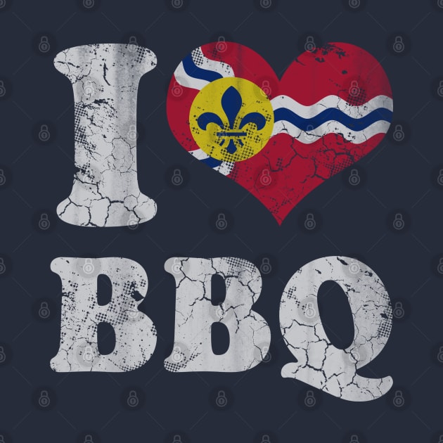 Love St Louis Missouri BBQ Barbecue Grilling Grill by E