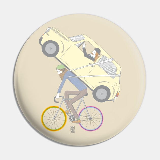 Double Ride Pin by WEARBEARD