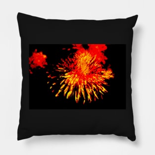 Dandelion blossom, abstract, macro shot, dandelion, flower Pillow