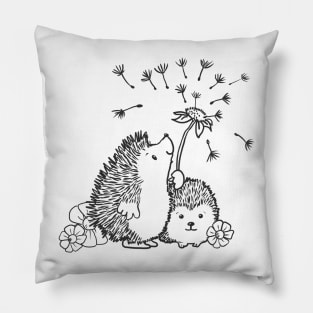 glückliche Igel Pillow