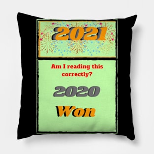 2021 Am I reading this correctly? 2020 won Pillow