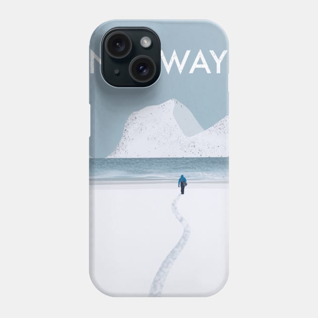 Norway Phone Case by Salty Siren Studios