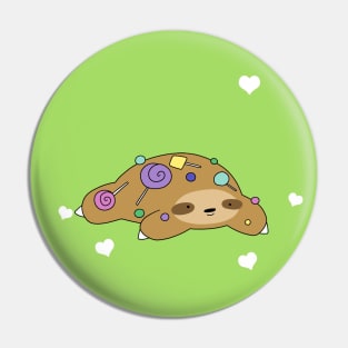 "I Love You" Candy Sloth Pin