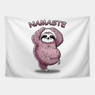 Funny Yoga Lover Sloth Tapestry