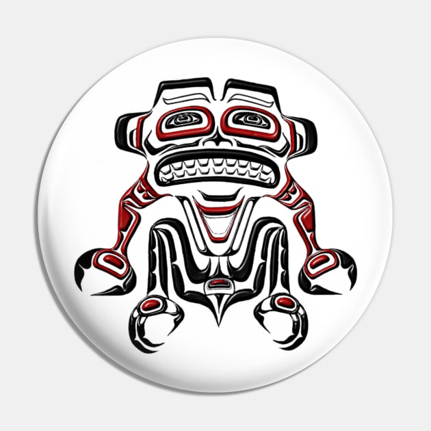 Tribal Sasquatch Pin by SmartCraftCo