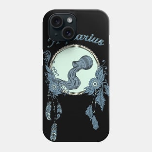 Zodiac sings aquarius Phone Case