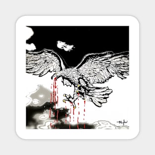 Eagle Feasting #2 Magnet