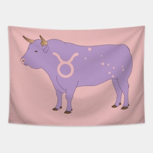 Taurus (Light Purple) Tapestry