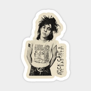 Retro Nick Cave Young design vintage Magnet