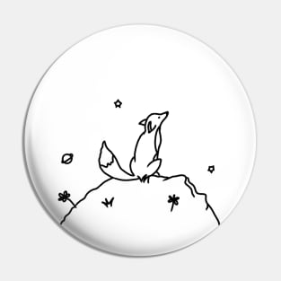 The Little Prince's Fox Pin