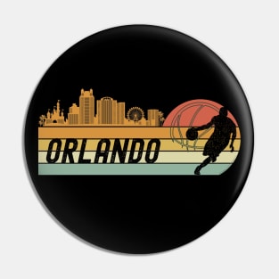 Orlando Fans Phoenix AZ Cityscape Pin